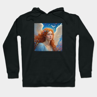 Angel with blue eyes Hoodie